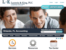 Tablet Screenshot of lauteria-cpa.com